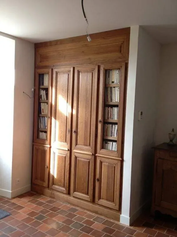 bibliothèque boiserie